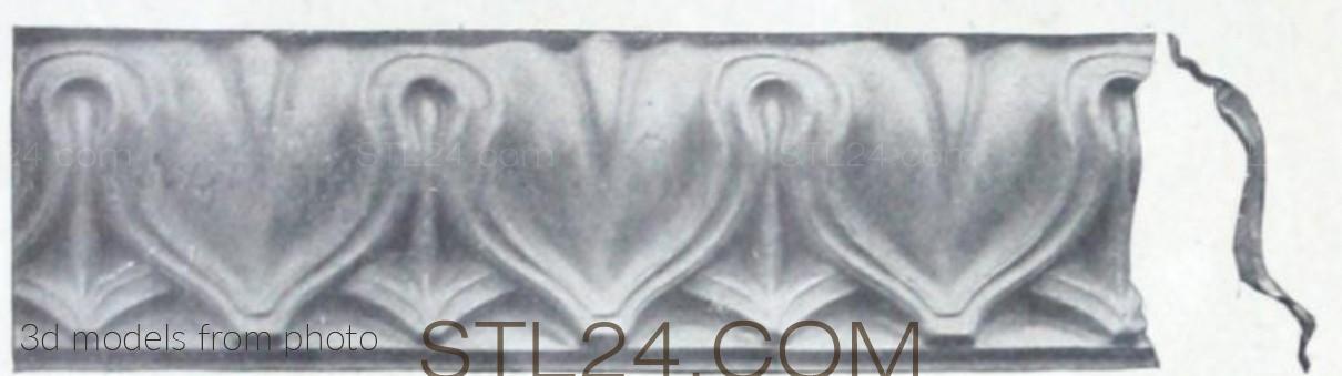 Бордюры (MOULDING_0647 -  | 3D model 3DSMAX / OBJ / STL) 3D модель для ЧПУ станка